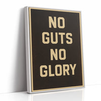 No Guts No Glory Vintage Poster