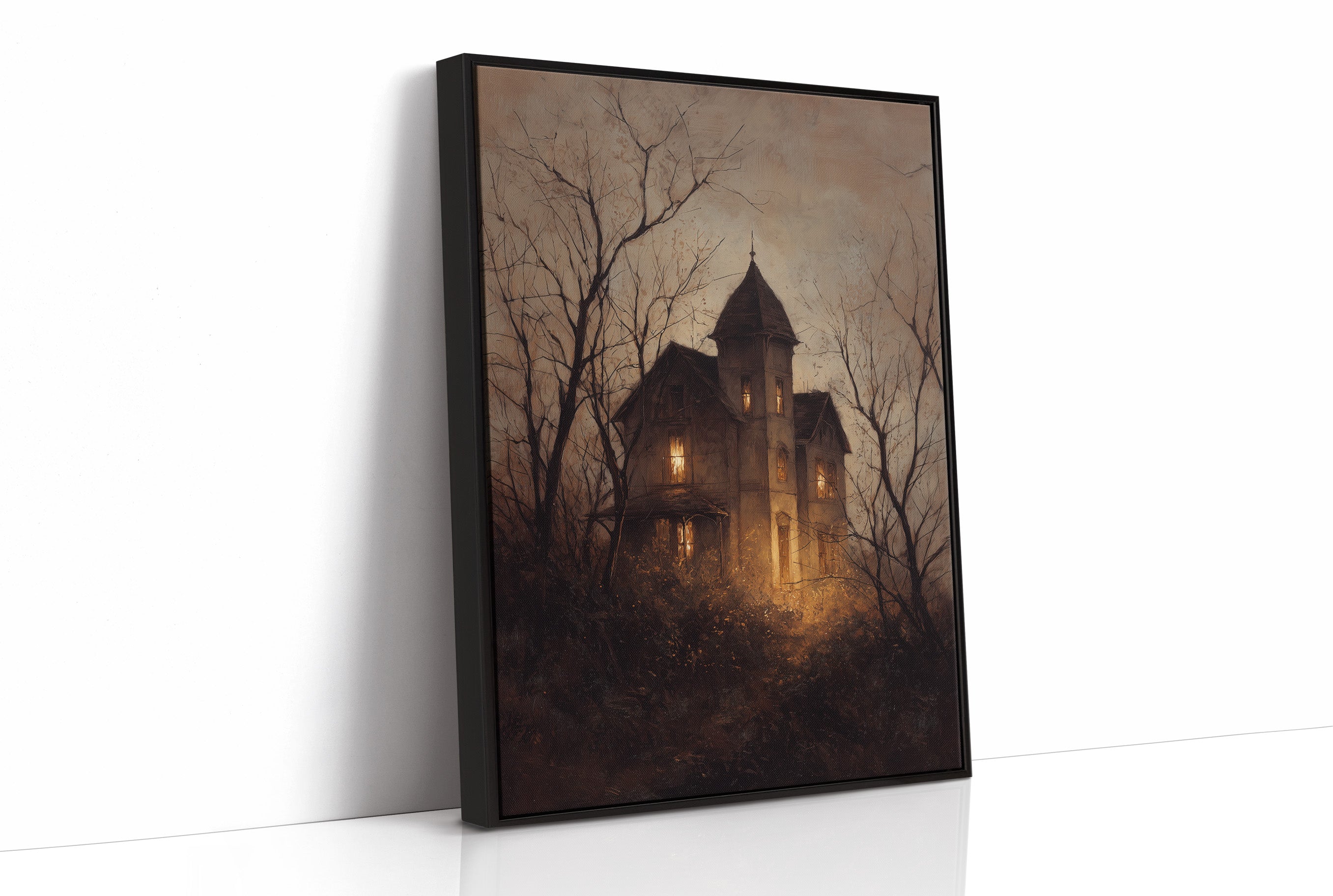 Amber Windows Pierce Autumn Fog