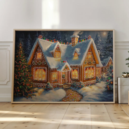 Frosted Gingerbread Glows At Midnight