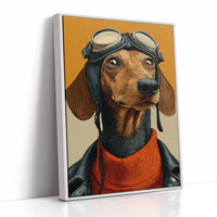 Wide-Eyed Aviator Pup
