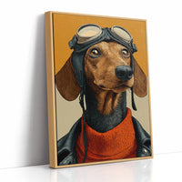Wide-Eyed Aviator Pup