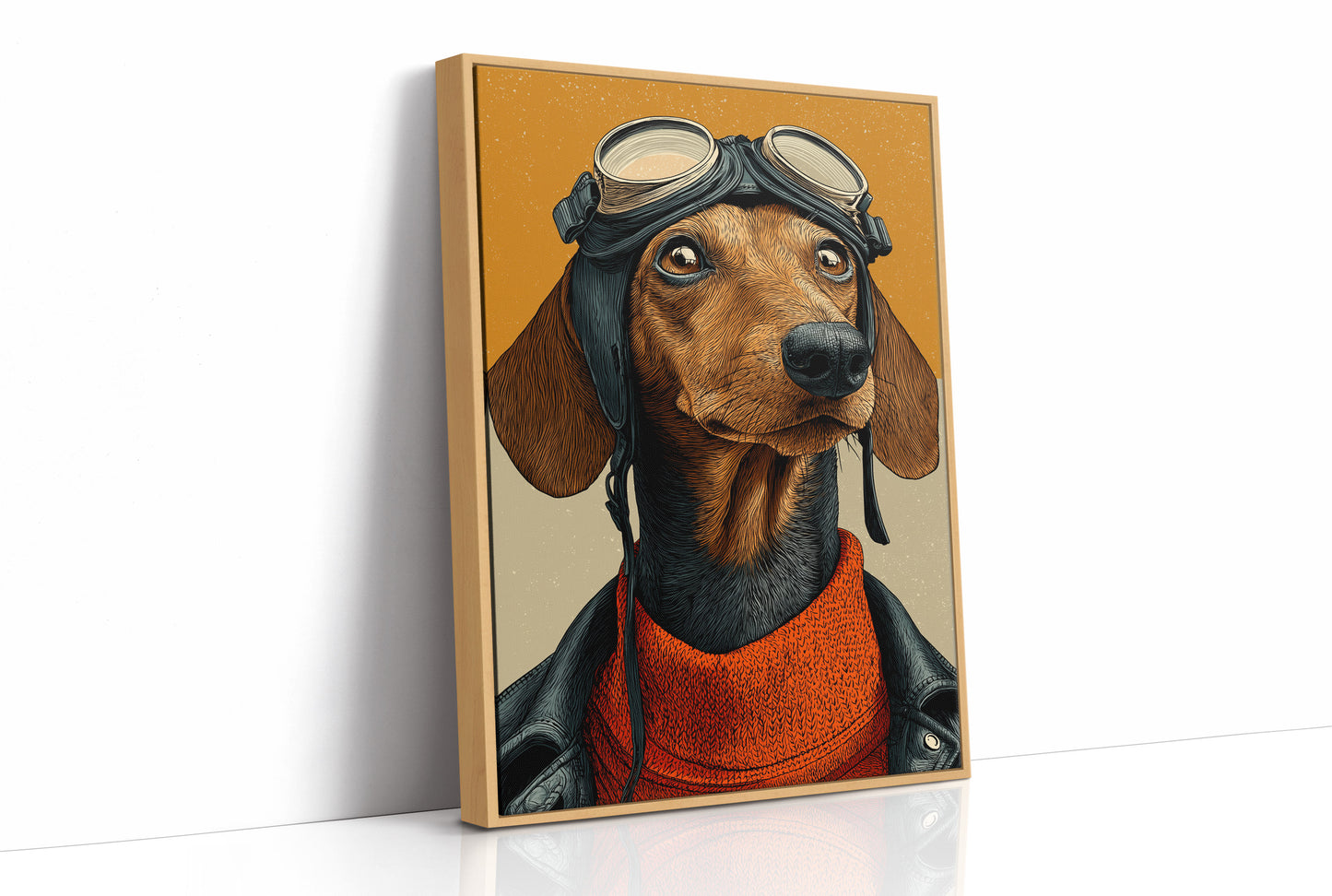 Wide-Eyed Aviator Pup