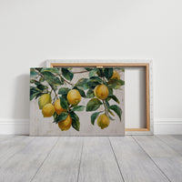 Sunlit Lemons Dance Among Leaves