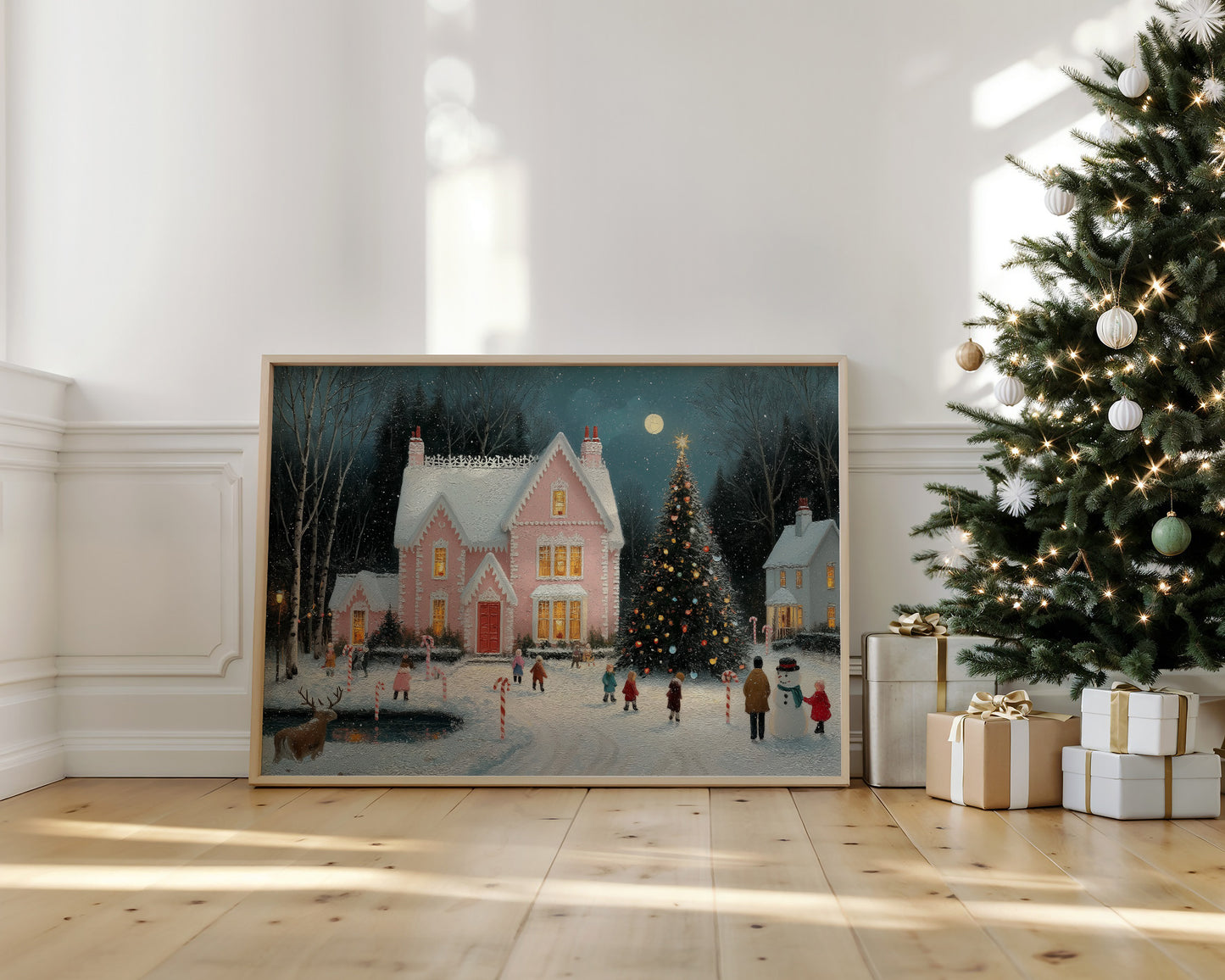 Pink Victorian Hosts Moonlit Skating Party