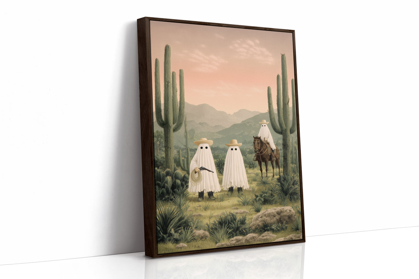 Ghostly Riders Meet Desert Dawn