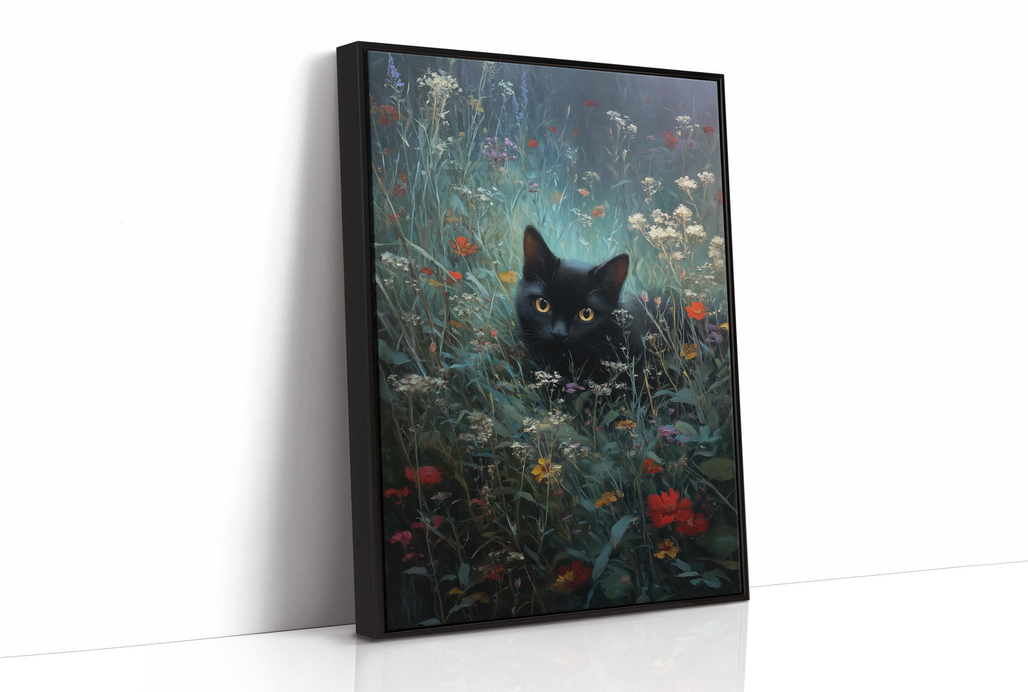 Midnight Prowls Among Wildflowers