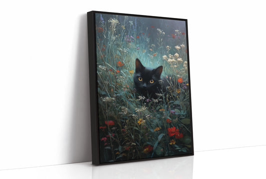 Midnight Prowls Among Wildflowers