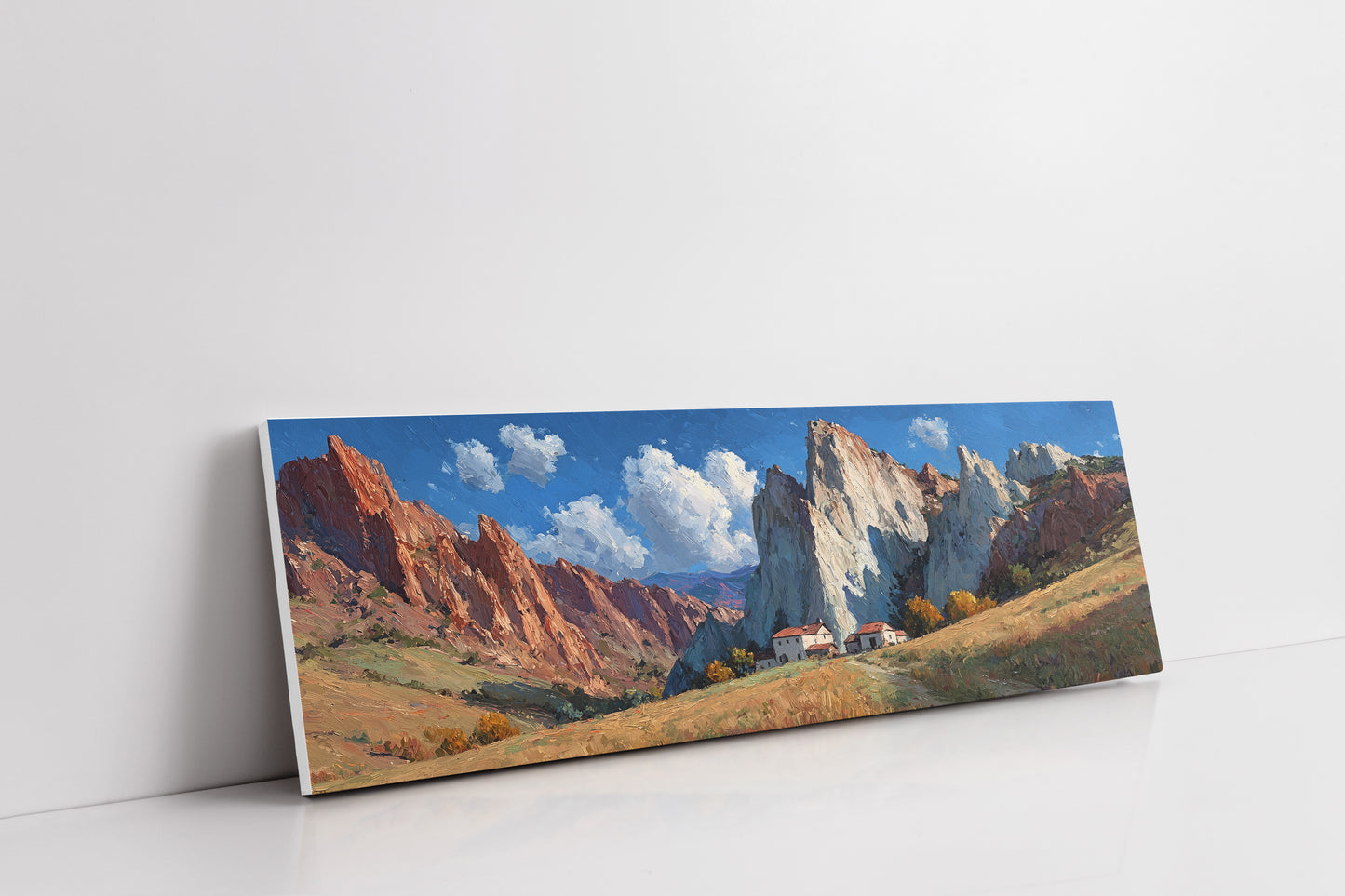 Valley Home Beneath Stone Giants