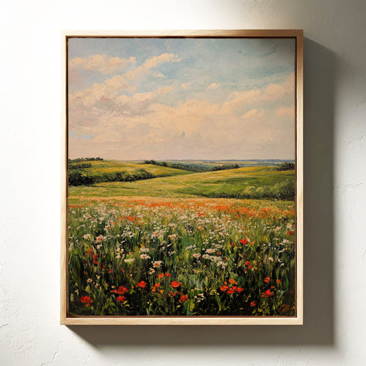 Fields Awash in Colorful Hues
