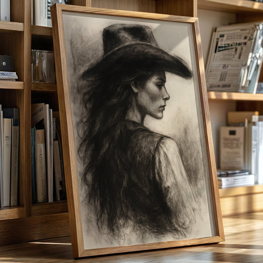 Cowgirl in Charcoal