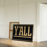 Y’ALL Western Beaded Sign