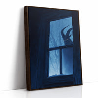 Midnight Visitor At Winter's Window