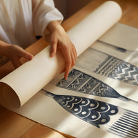 Carved Oars Tell Lakeside Tales