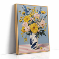Tuesday Flowers in the Blue Vase