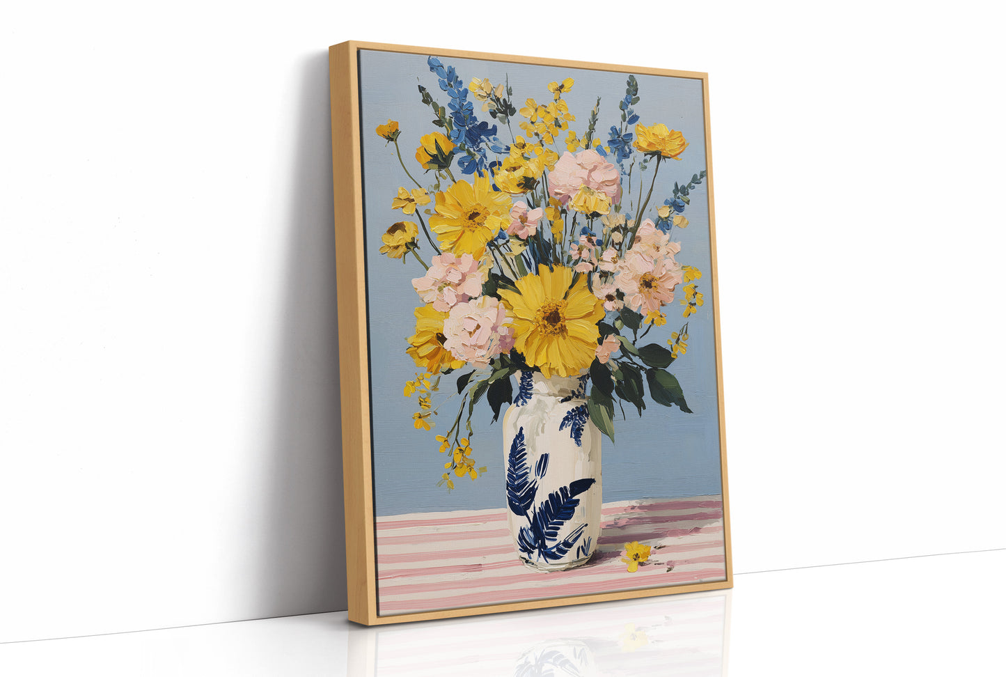 Tuesday Flowers in the Blue Vase