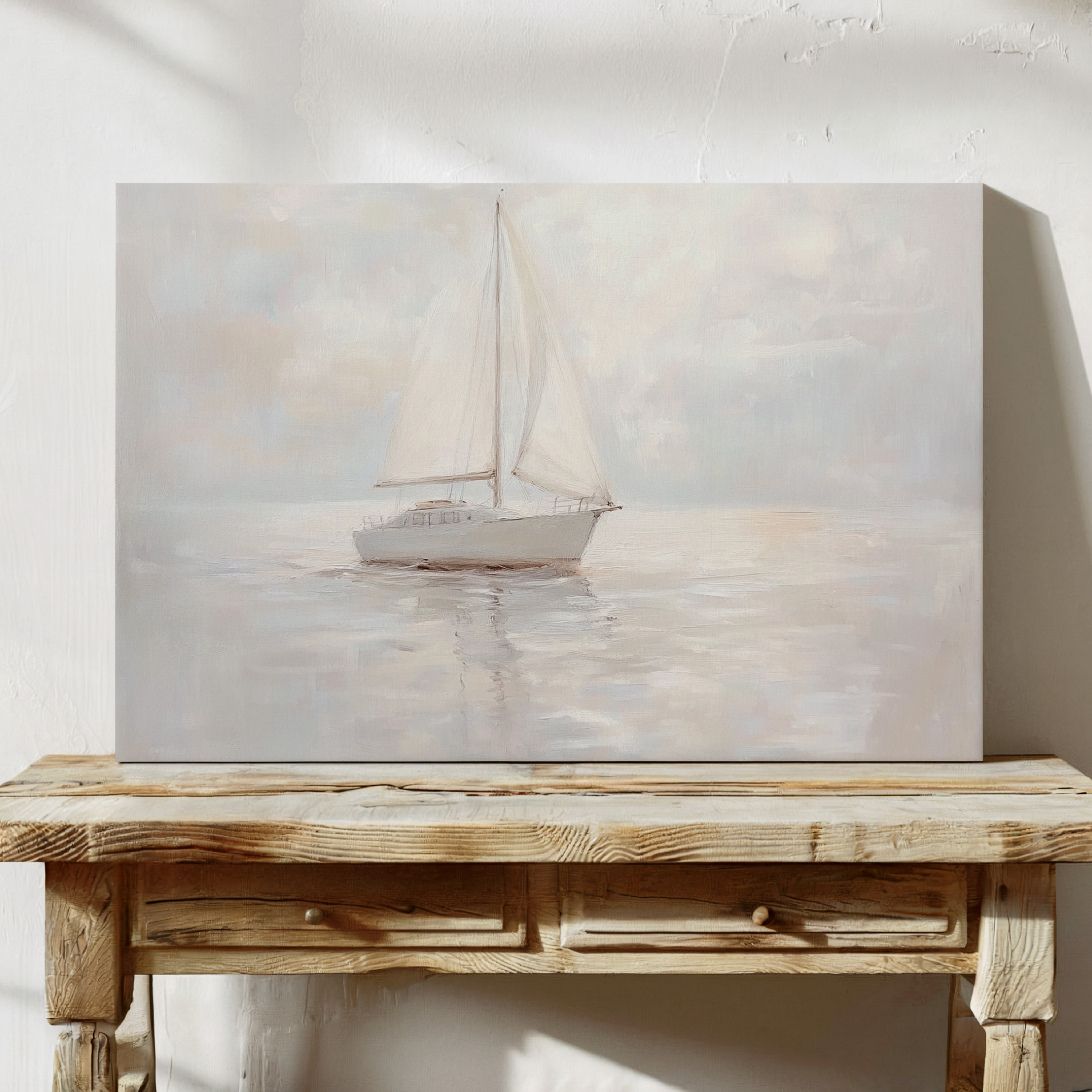 Soft Sails Through Morning Mist