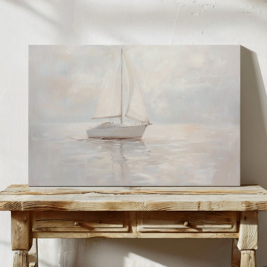 Soft Sails Through Morning Mist