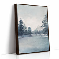 Winter's Whisper on Frozen Waters
