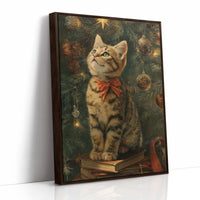 Curious Cat's Christmas Tale Unfolds