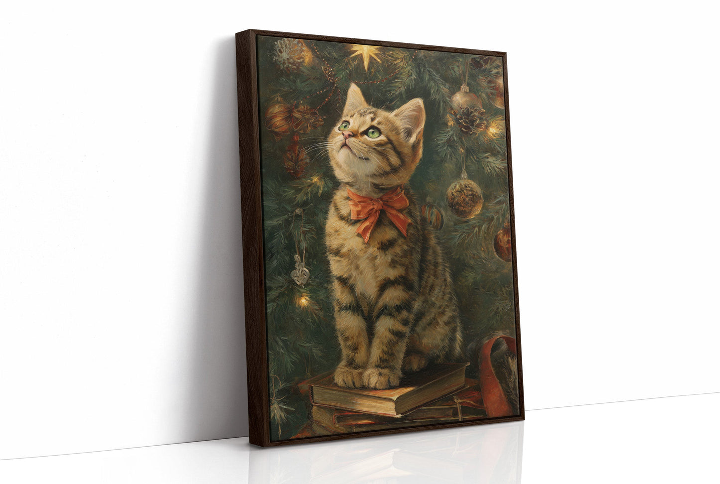 Curious Cat's Christmas Tale Unfolds