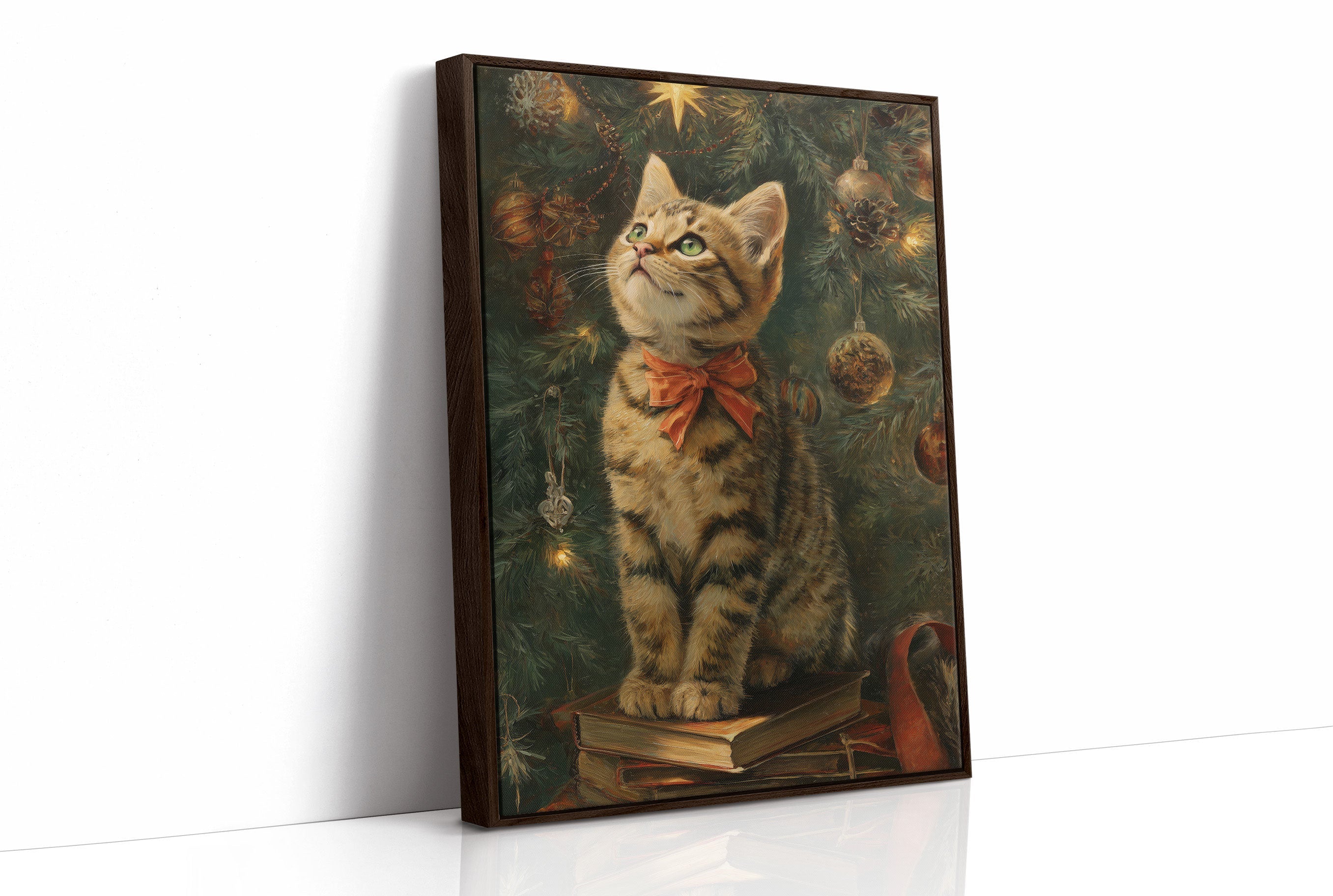 Curious Cat's Christmas Tale Unfolds
