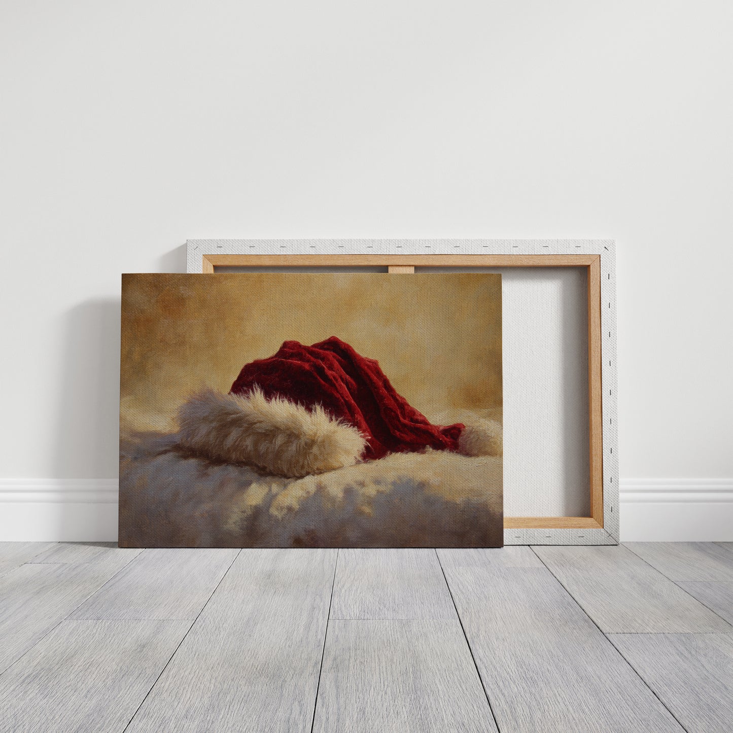 Crimson Velvet Meets Winter Light