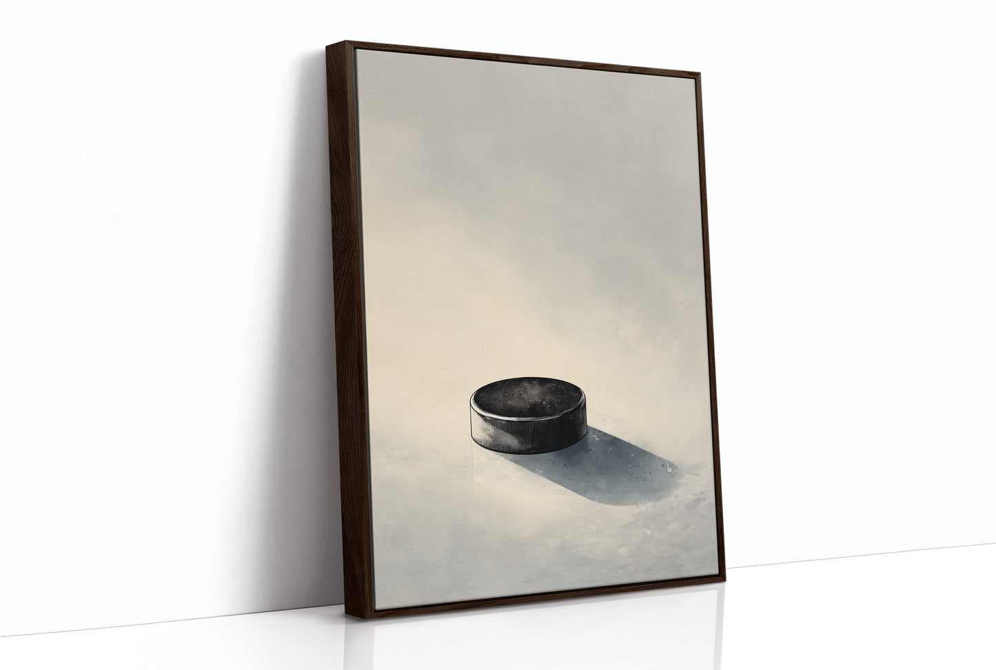 Solitary Puck: Meditation on Ice
