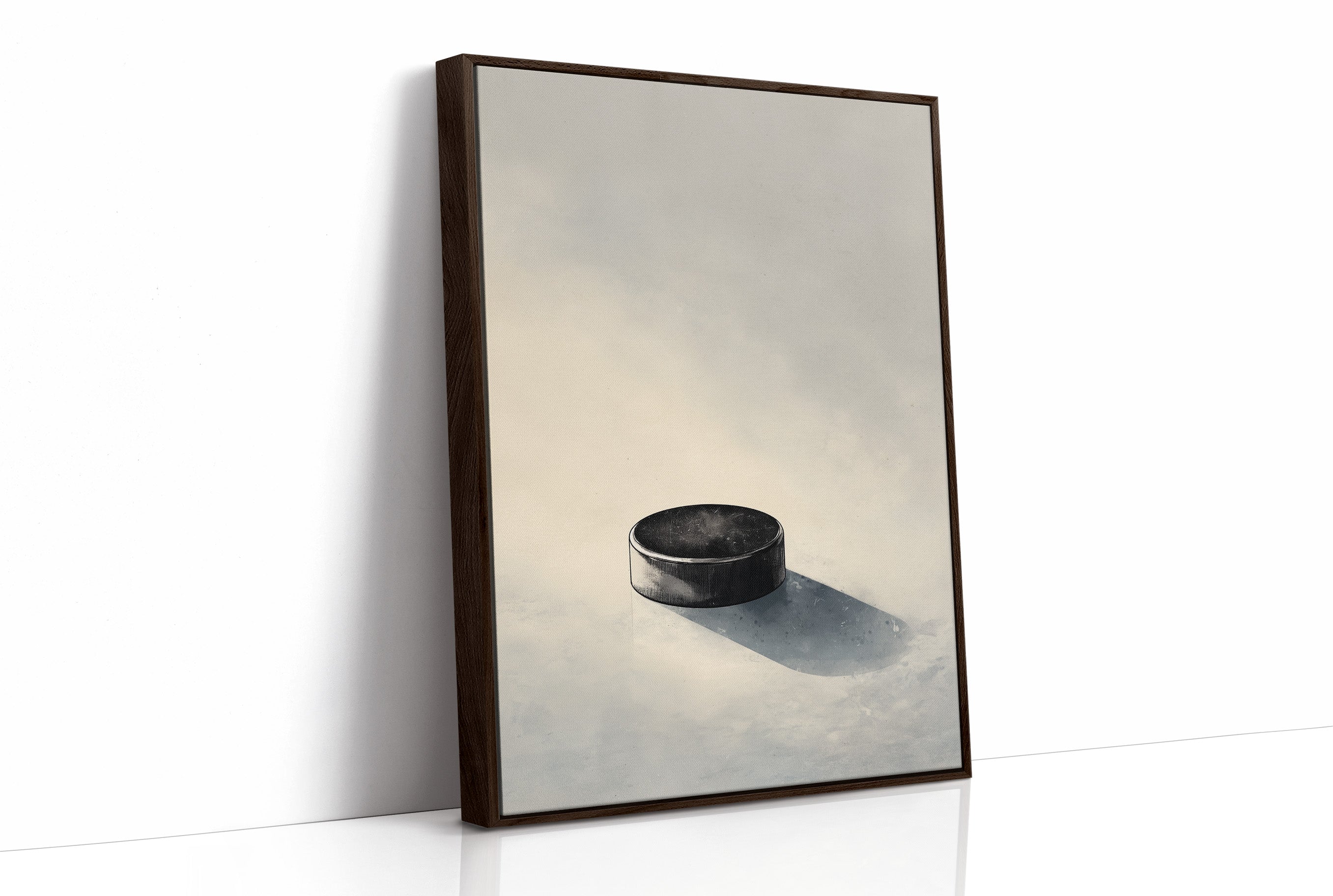 Solitary Puck: Meditation on Ice