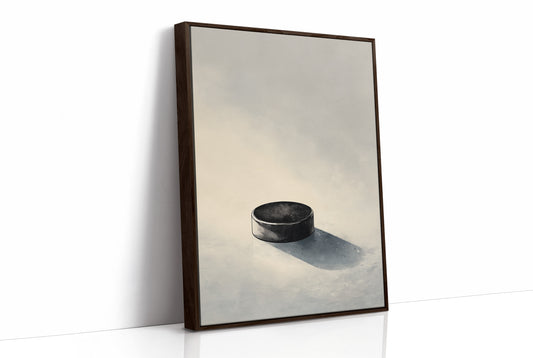 Solitary Puck: Meditation on Ice