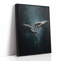 Almost Touching In Teal Depths