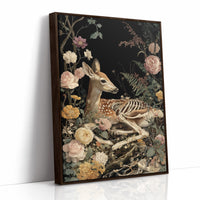 Fawn Bones Among Garden Blooms