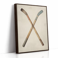 Crossed Sticks: Vintage Hockey Heritage