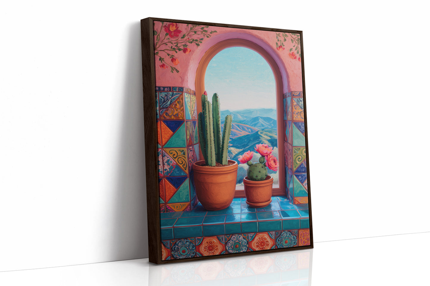 Saguaros Through Spanish Archways Dream