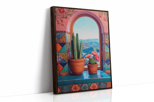 Saguaros Through Spanish Archways Dream