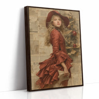 Crimson Tales Meet Winter's Glow