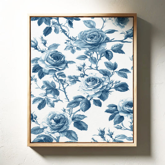 Cerulean Blooms in Quiet Spaces