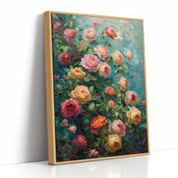 Roses in Full Bloom