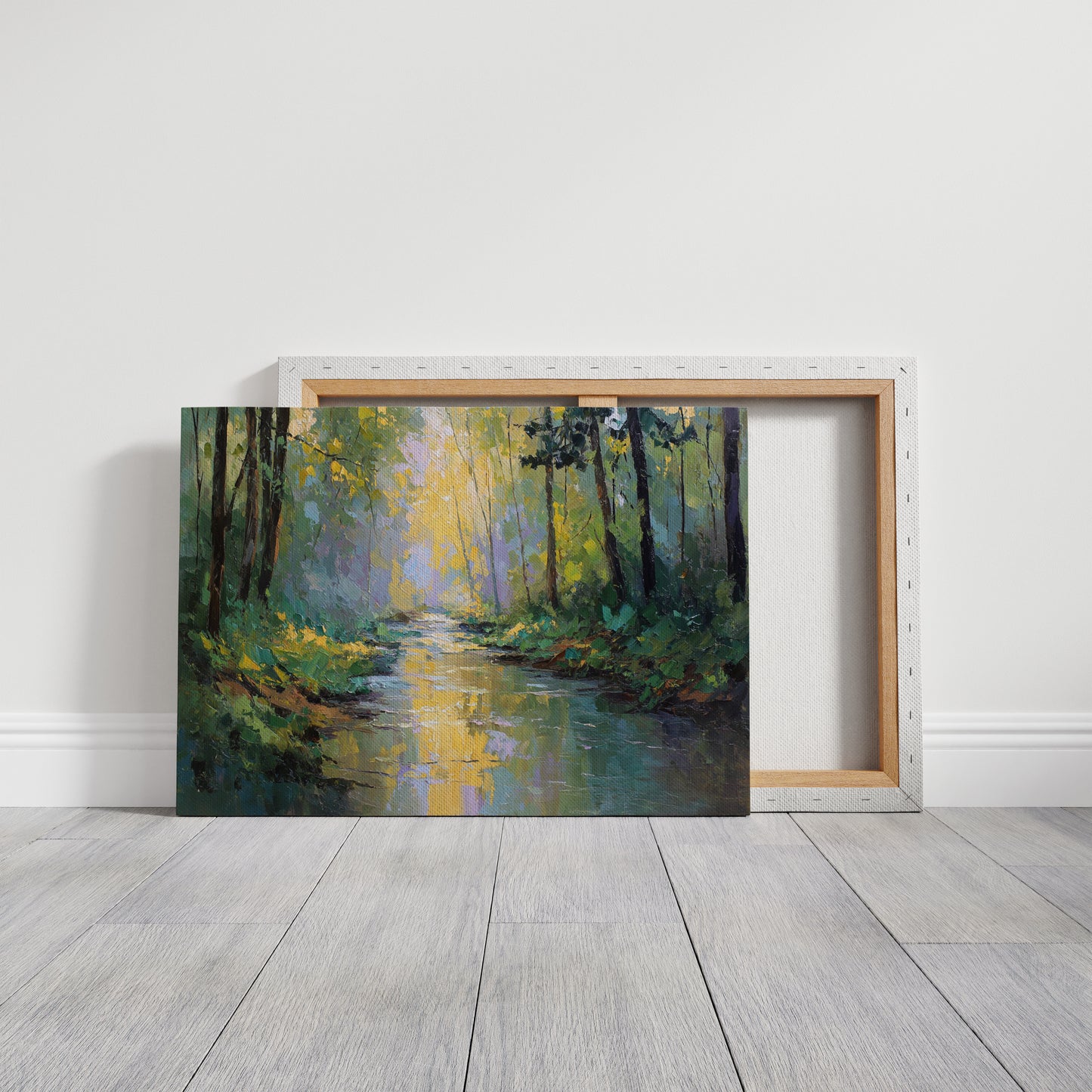 Sunlit Stream Carries Golden Dreams