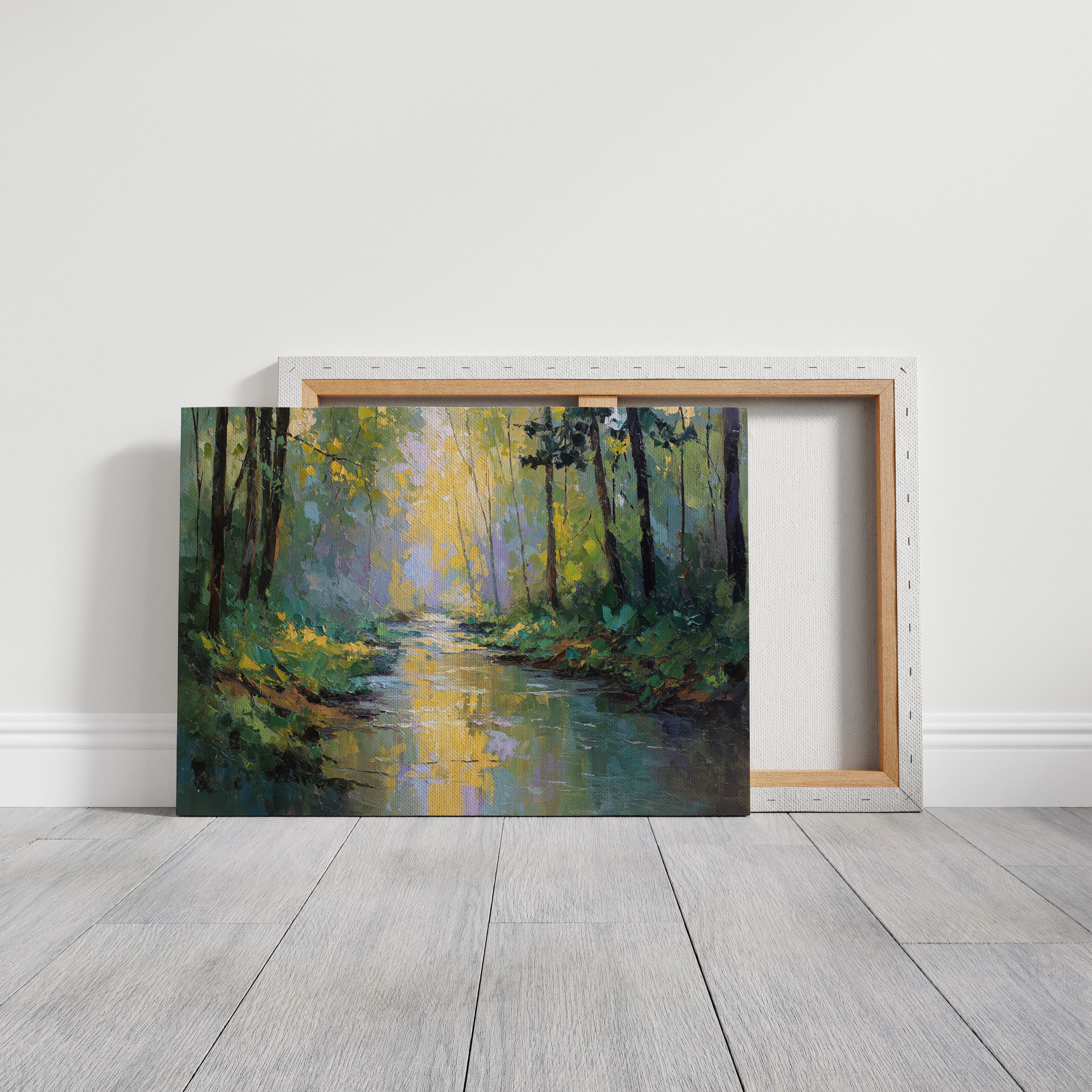 Sunlit Stream Carries Golden Dreams