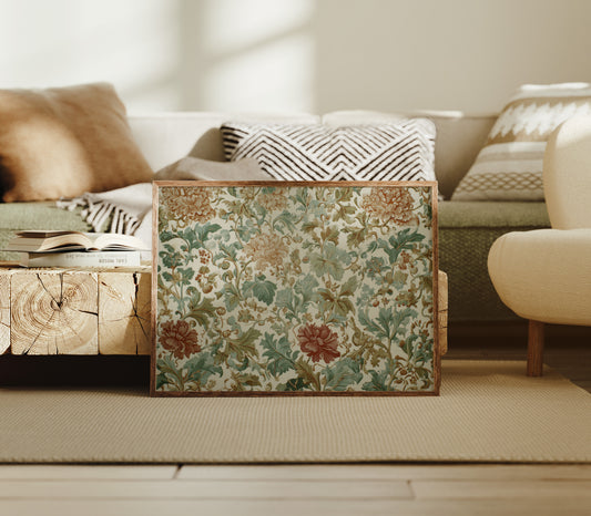 Vintage Blooms Meet Holiday Light