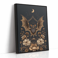 Midnight Blooms Under Copper Wings