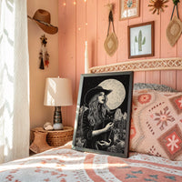 Moonlit Tales Between Desert Stars