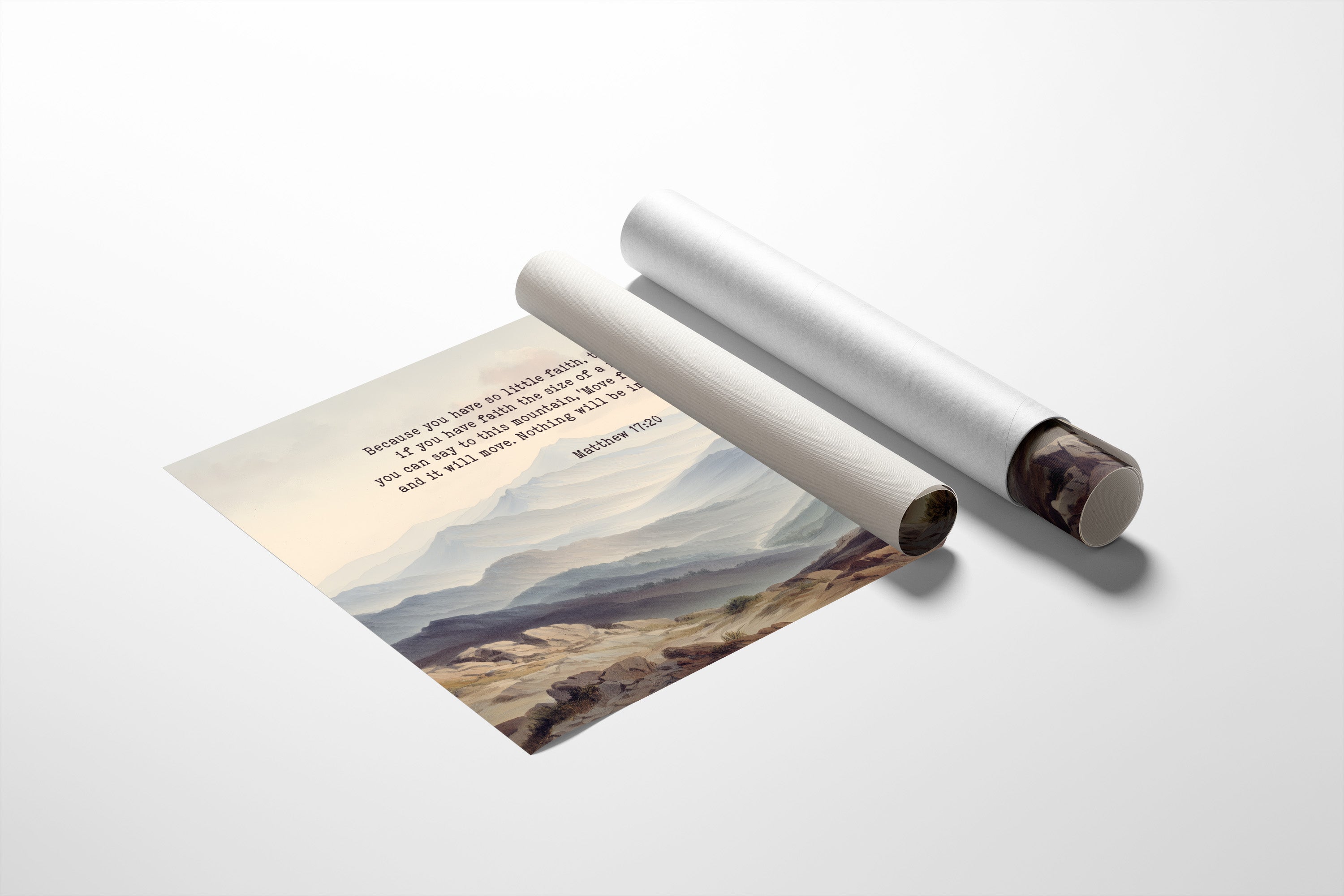 Faith Moves Mountains Into Mist