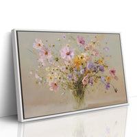 Pastel Symphony in Crystal Vessel
