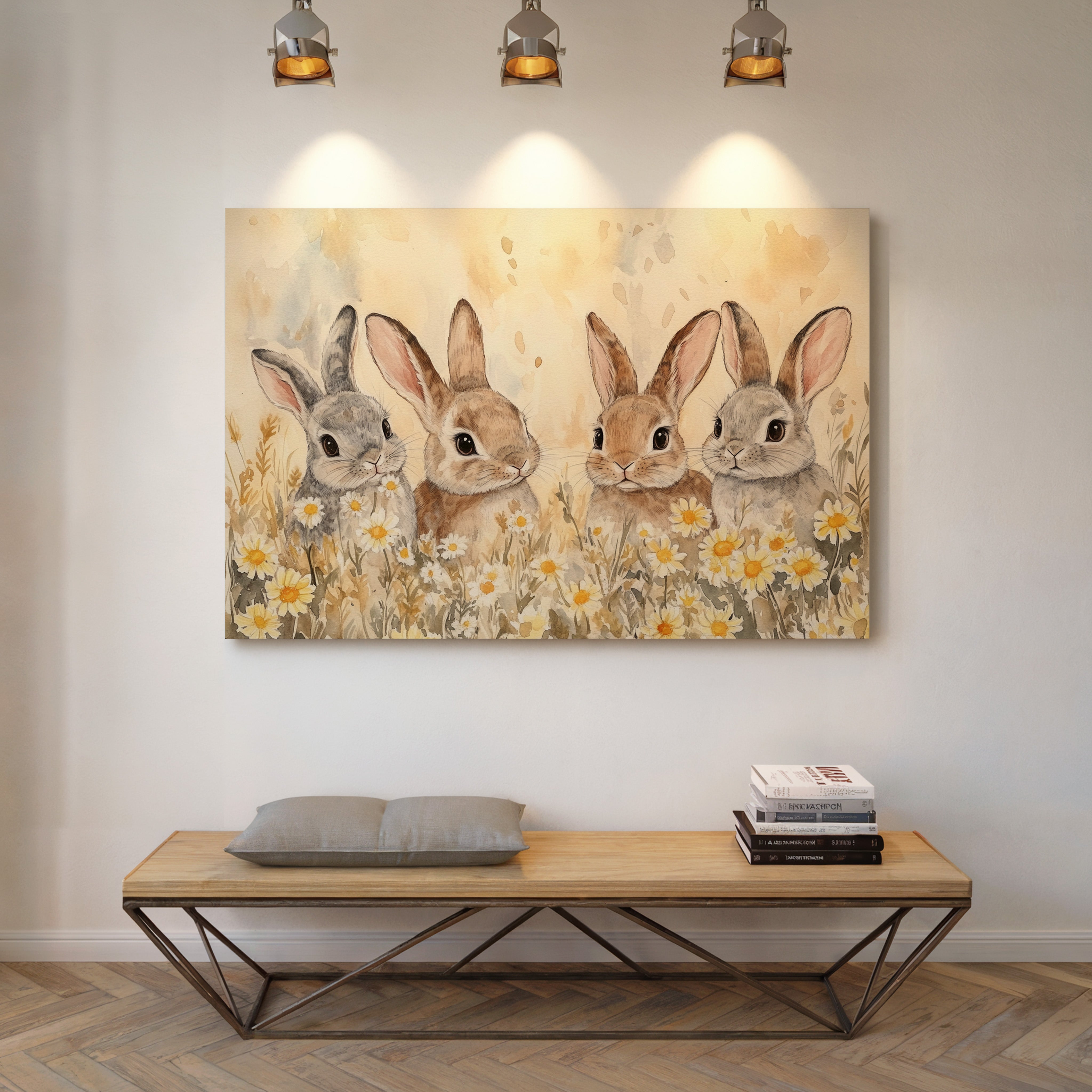 Cottontails Share Summer Daisy Tales