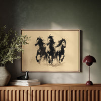Wild Horses Dance In Ink