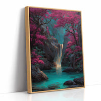 Where the Magenta Forest Meets Water