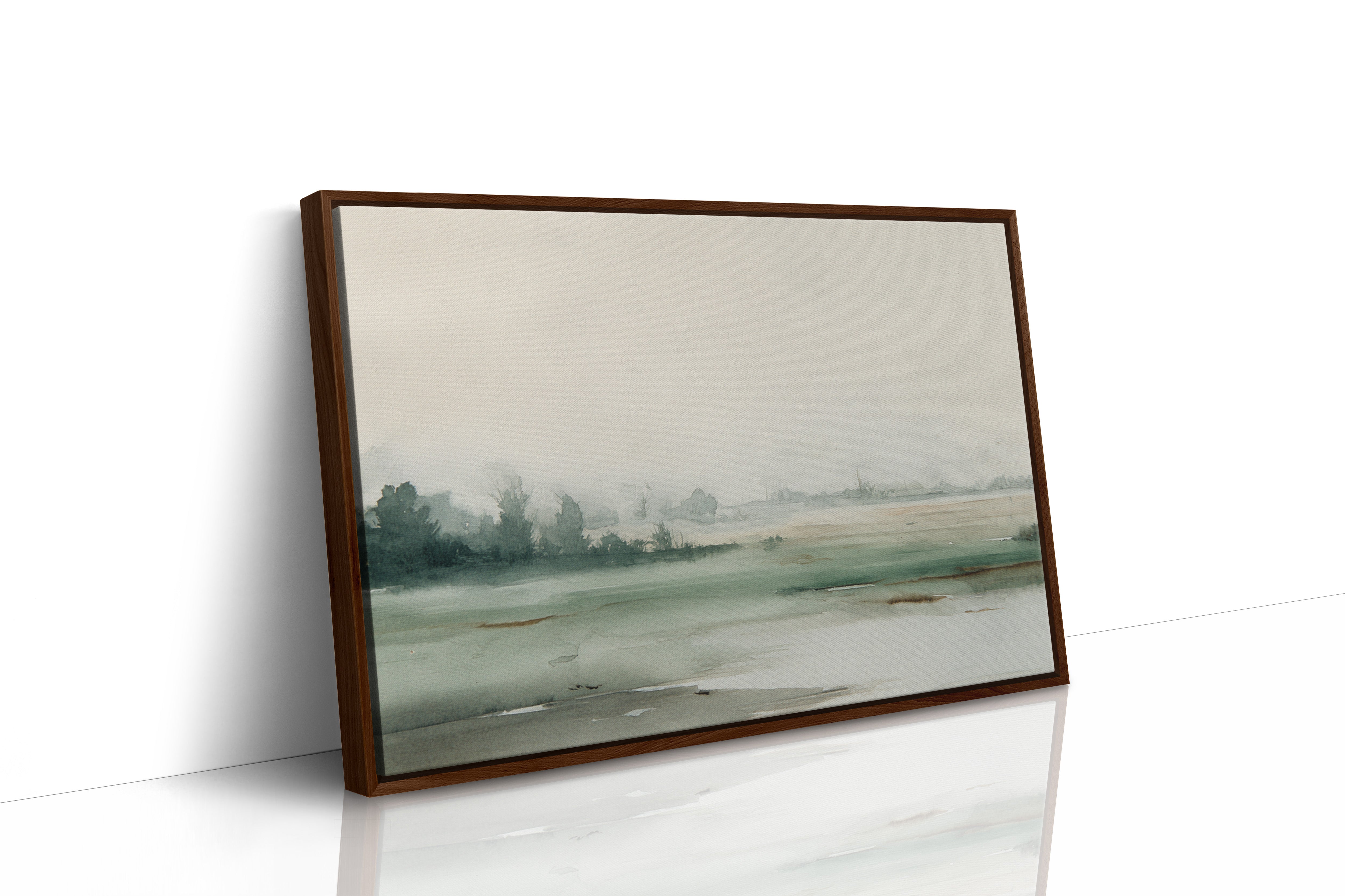 Morning Mist Over Silent Fields