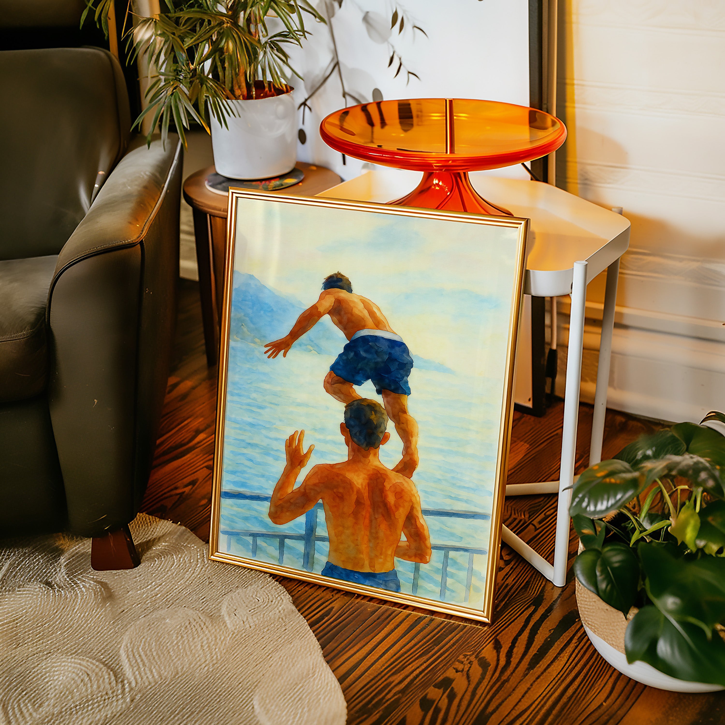Summer Leaps Into Ocean Blue