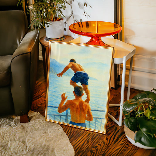 Summer Leaps Into Ocean Blue